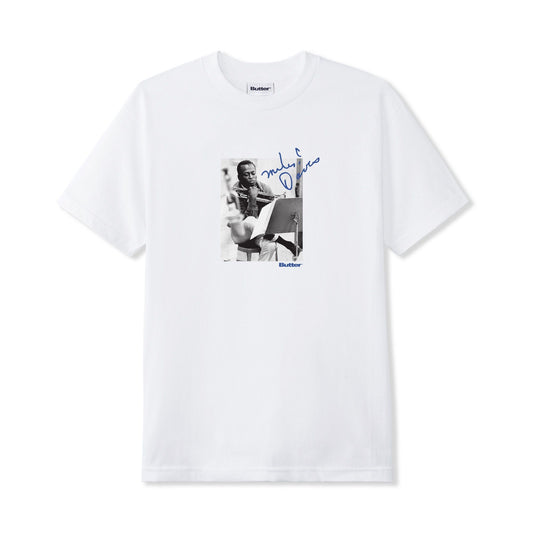 Butter Miles Davis Kind Of Blue Tee White