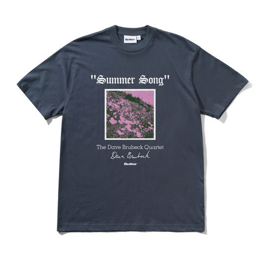 Butter Summer Song Tee Steel