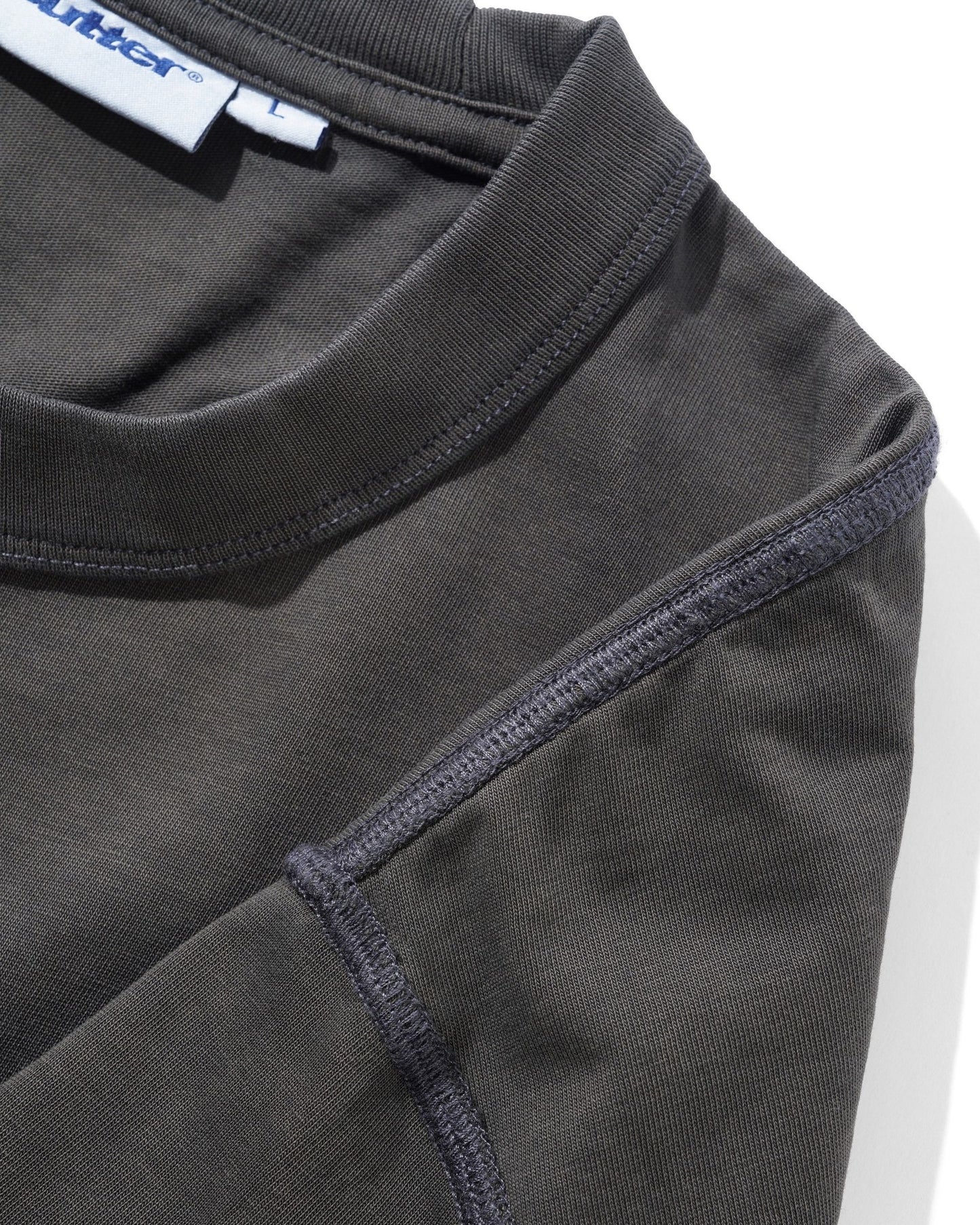 Butter Inside Out Tee Washed Black