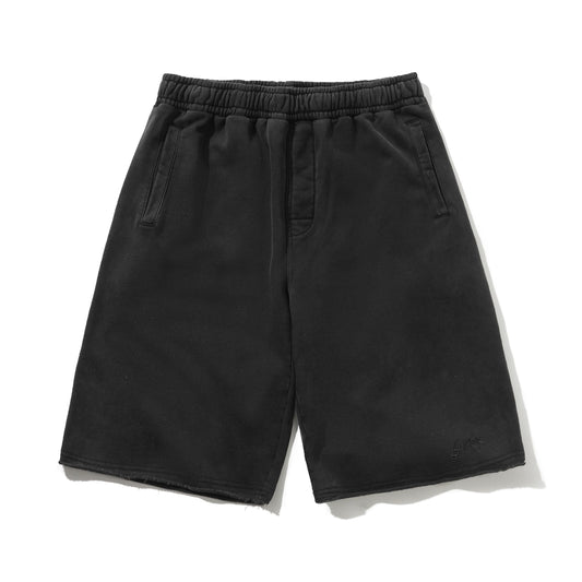 Butter Fleece Shorts Washed Black
