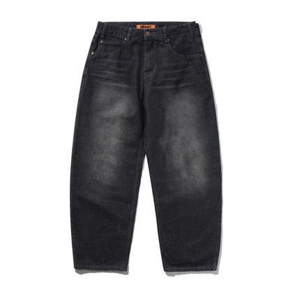 Butter Scorpion Stitch Denim Jeans: Slub Black