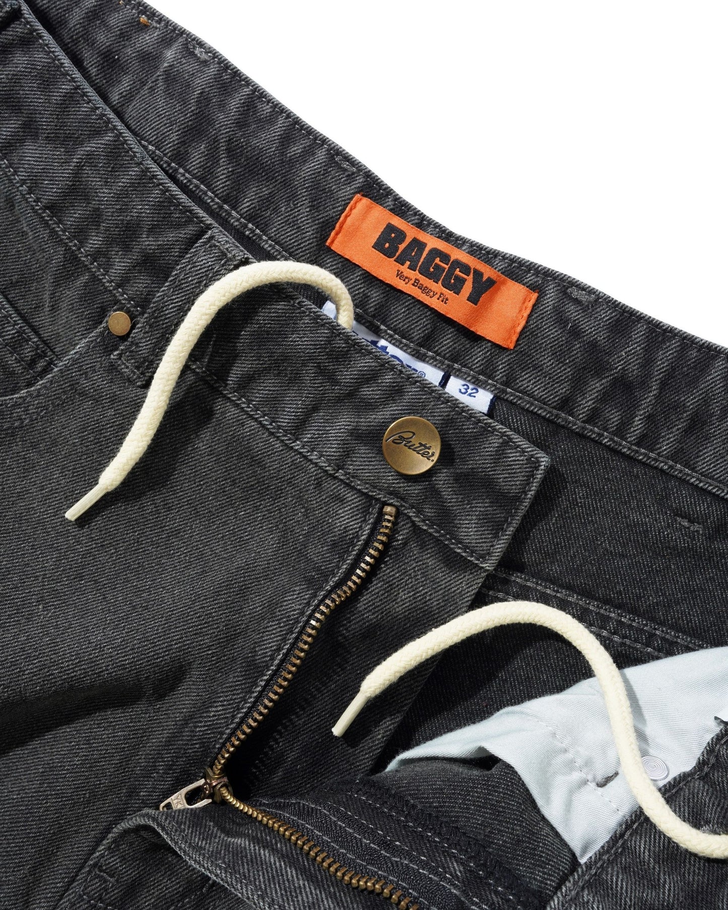 Butter Garage Denim Jeans: Faded Black