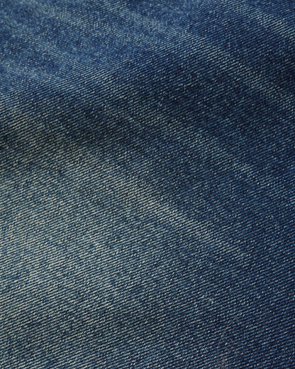 Butter Baggy Denim Jeans: Distressed Indigo