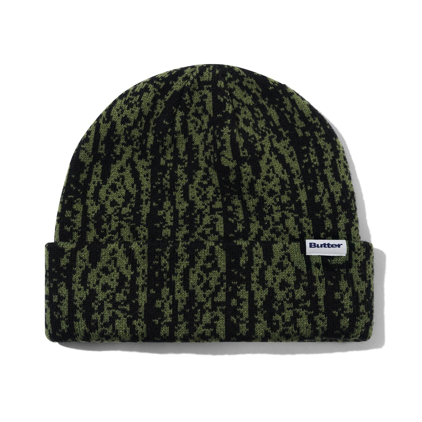 Butter Lowland Camo Beanie Green