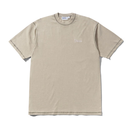 Butter Jive Overlock Stitch Tee: Distressed Cove