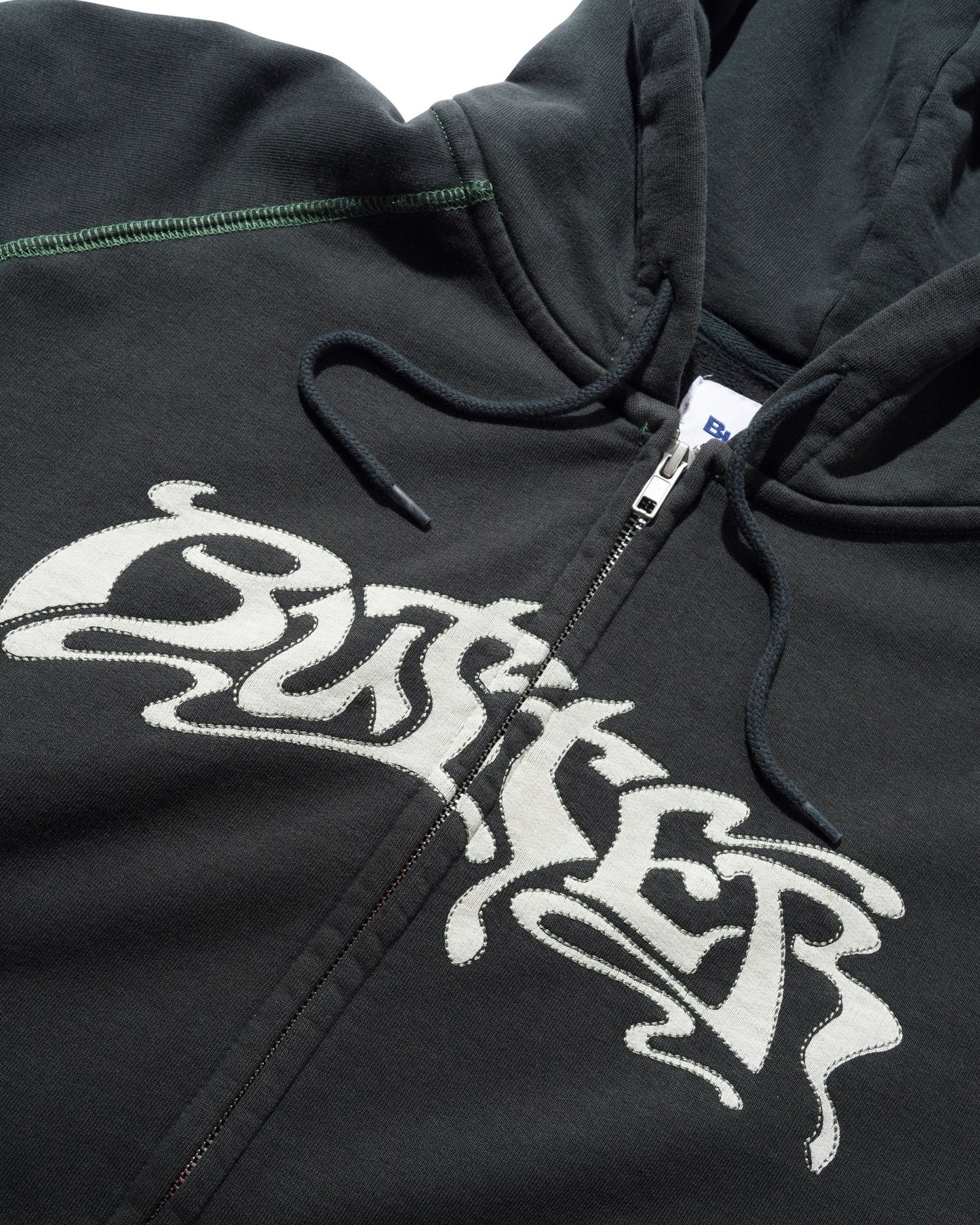 Butter Drummer Zip-Thru Hood Washed Black