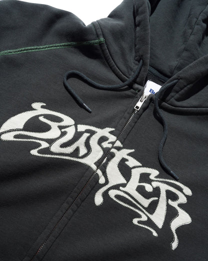 Butter Drummer Zip-Thru Hood Washed Black