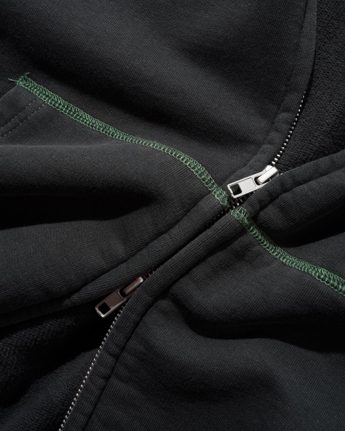 Butter Drummer Zip-Thru Hood Washed Black
