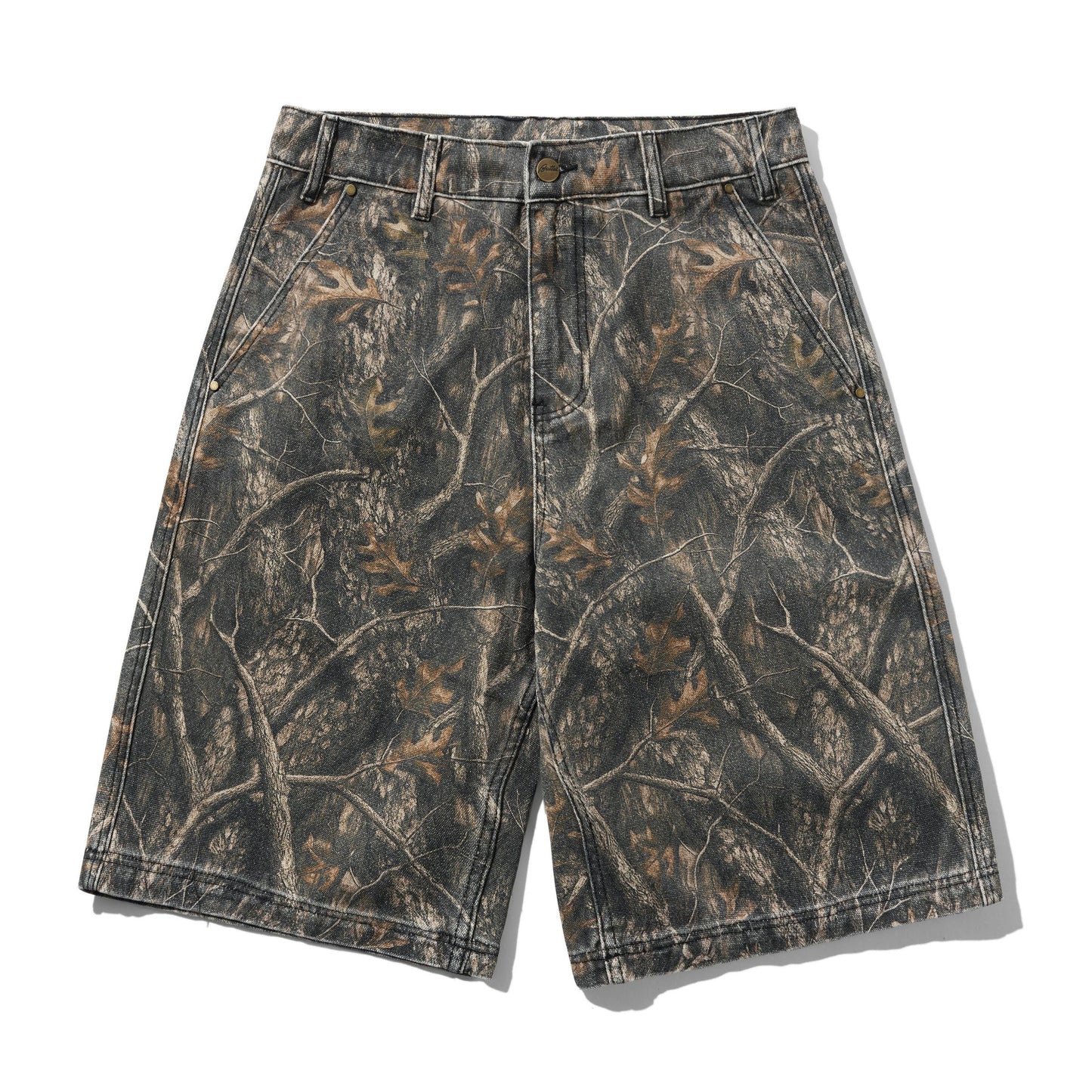 Butter Work Shorts: Forest Camo