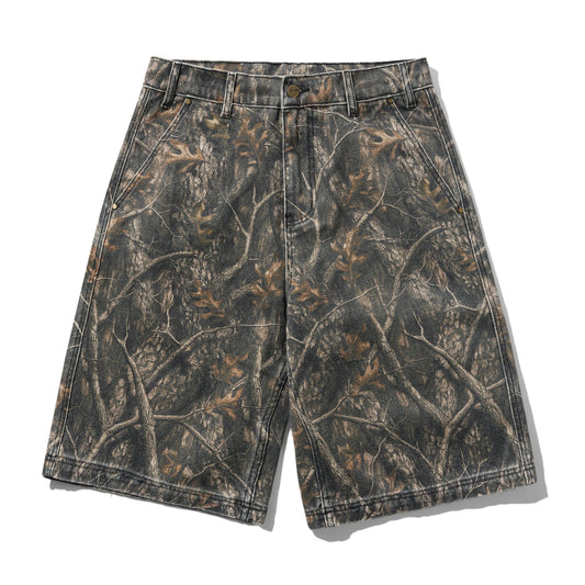 Butter Work Shorts: Forest Camo