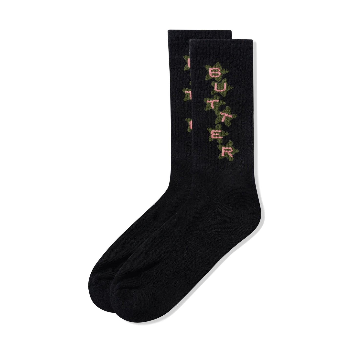 Butter Stars Socks: Black