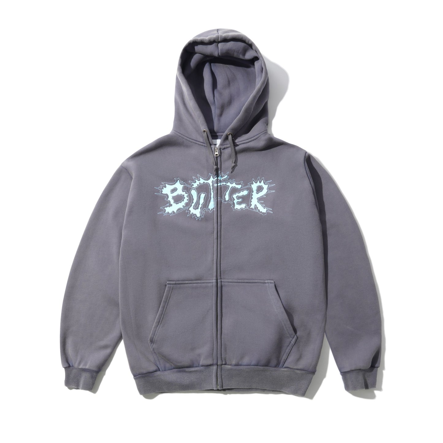 Butter Eruption Zip-Thru Hood Denim