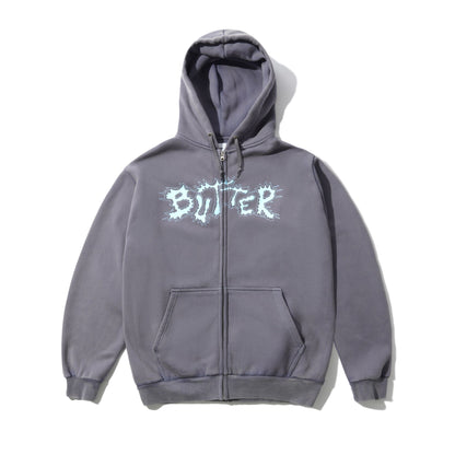 Butter Eruption Zip-Thru Hood Denim