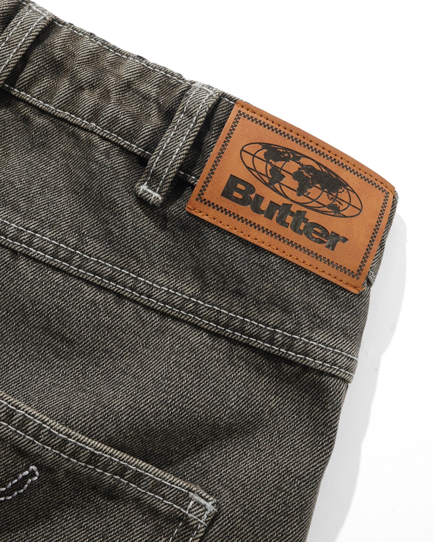 Butter Roach Denim Jeans: Black Wash