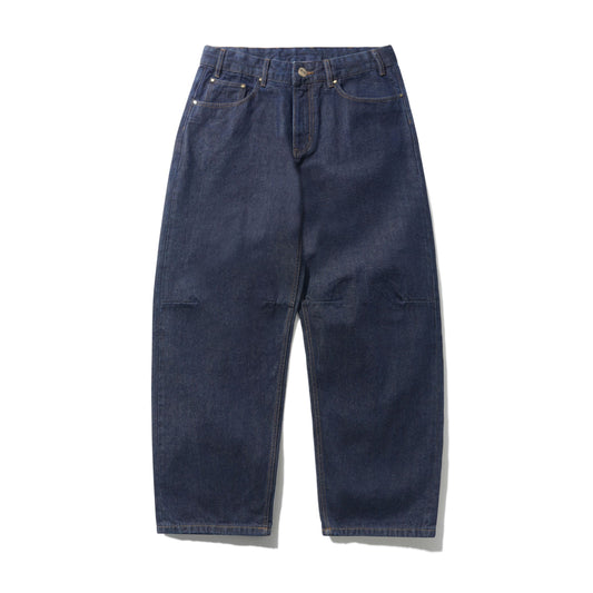 Butter Wide Cut Denim Jeans: Selvedge Blue