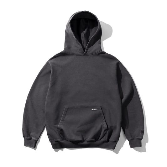 Butter Basic Pullover Hood Washed Black (Patch on Pouch)