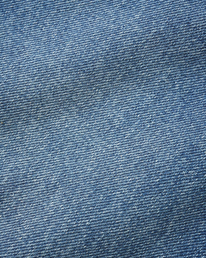 Butter Straight Leg Denim Jeans: Distressed Indigo