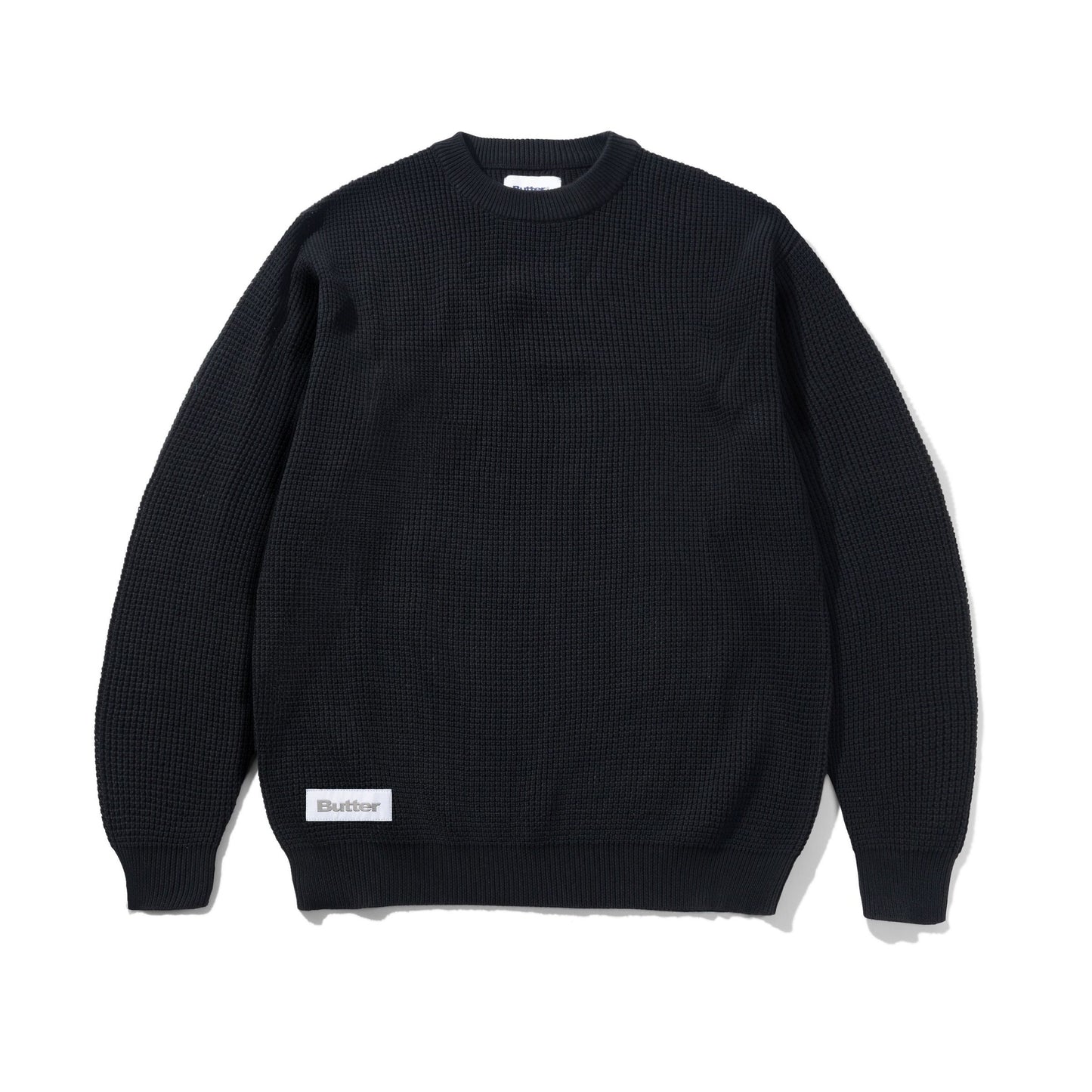 Butter Newcomer Reversible Knit Sweater Black