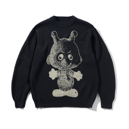 Butter Newcomer Reversible Knit Sweater Black