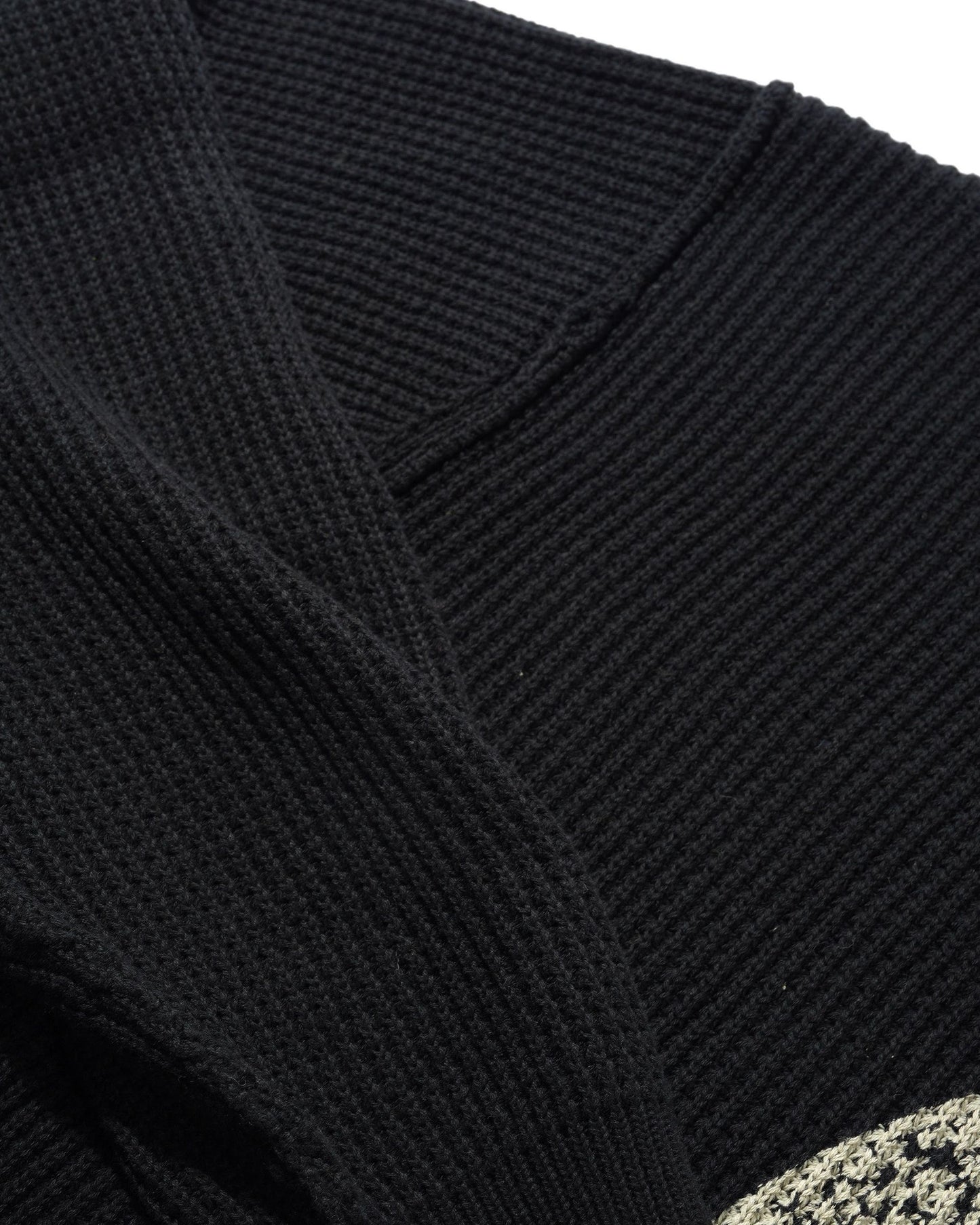 Butter Newcomer Reversible Knit Sweater Black