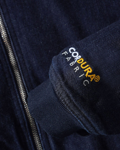 Butter Hooded Work Jacket Rinsed Indigo