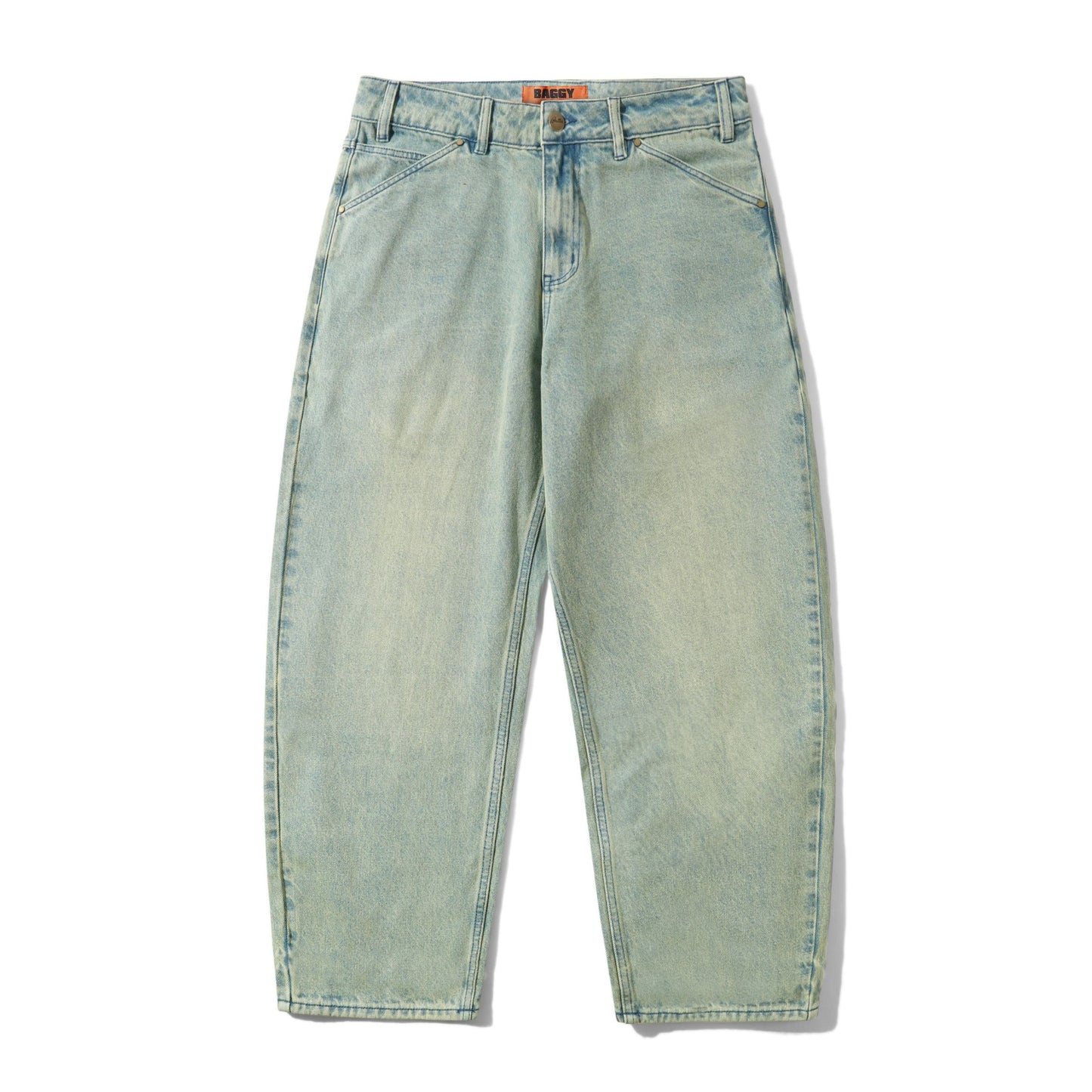 Butter Trim Denim Jeans: Sunfade Blue