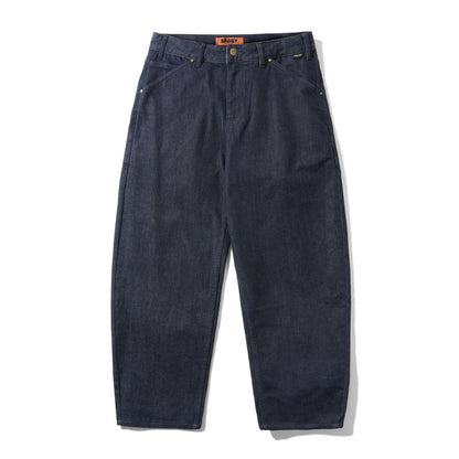 Butter Trim Denim Jeans: Rinsed Indigo