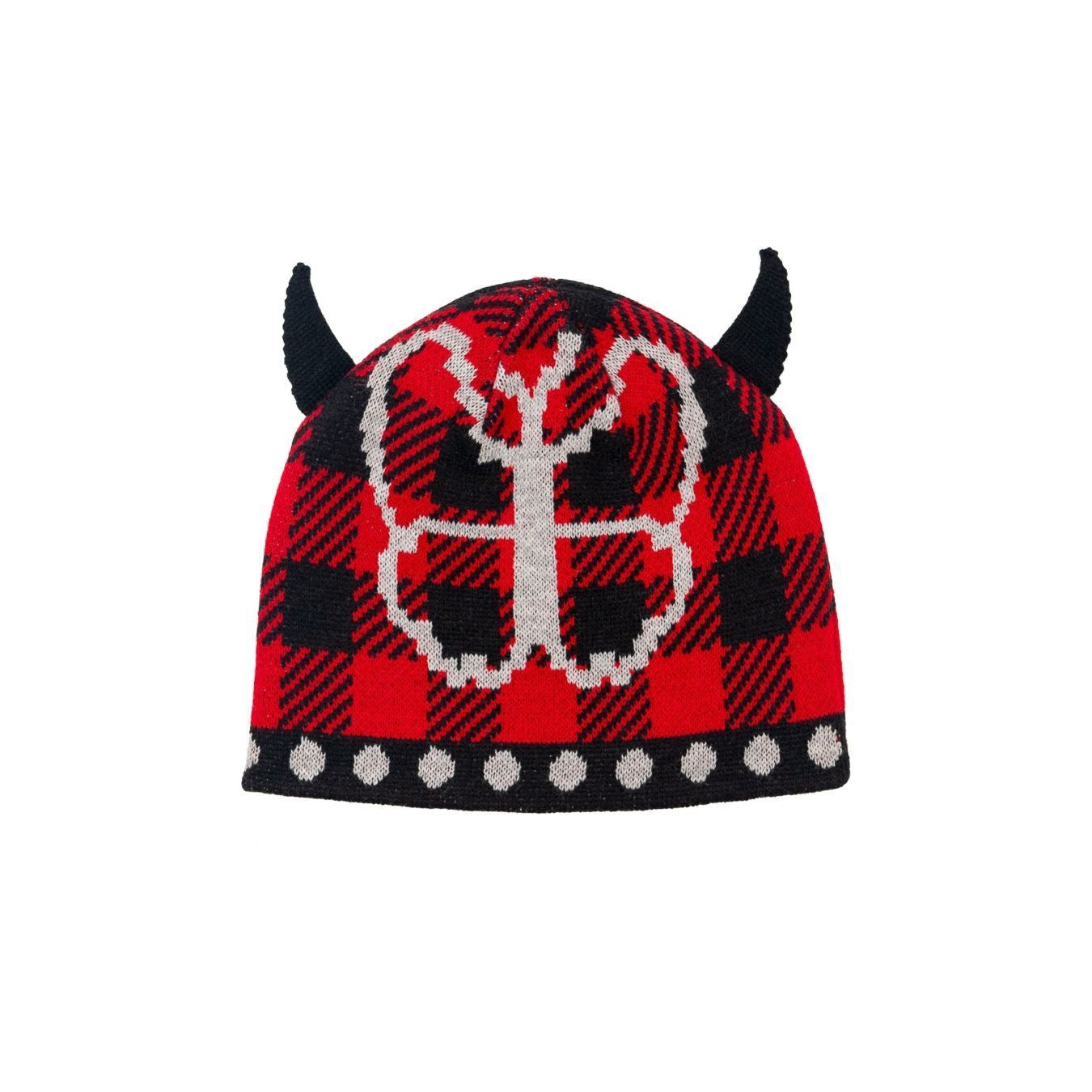 Hoddle Butterfly Horn Beanie Red