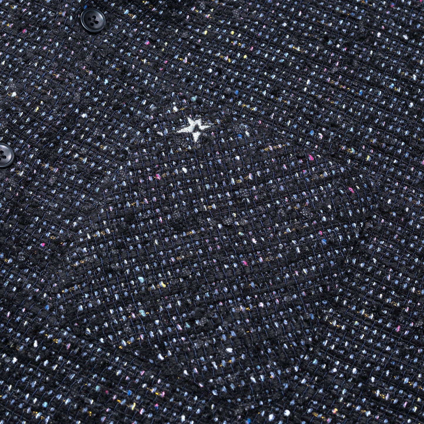 Carpet Co C-Star Basket Weave Button Up Black