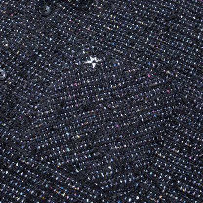 Carpet Co C-Star Basket Weave Button Up Black