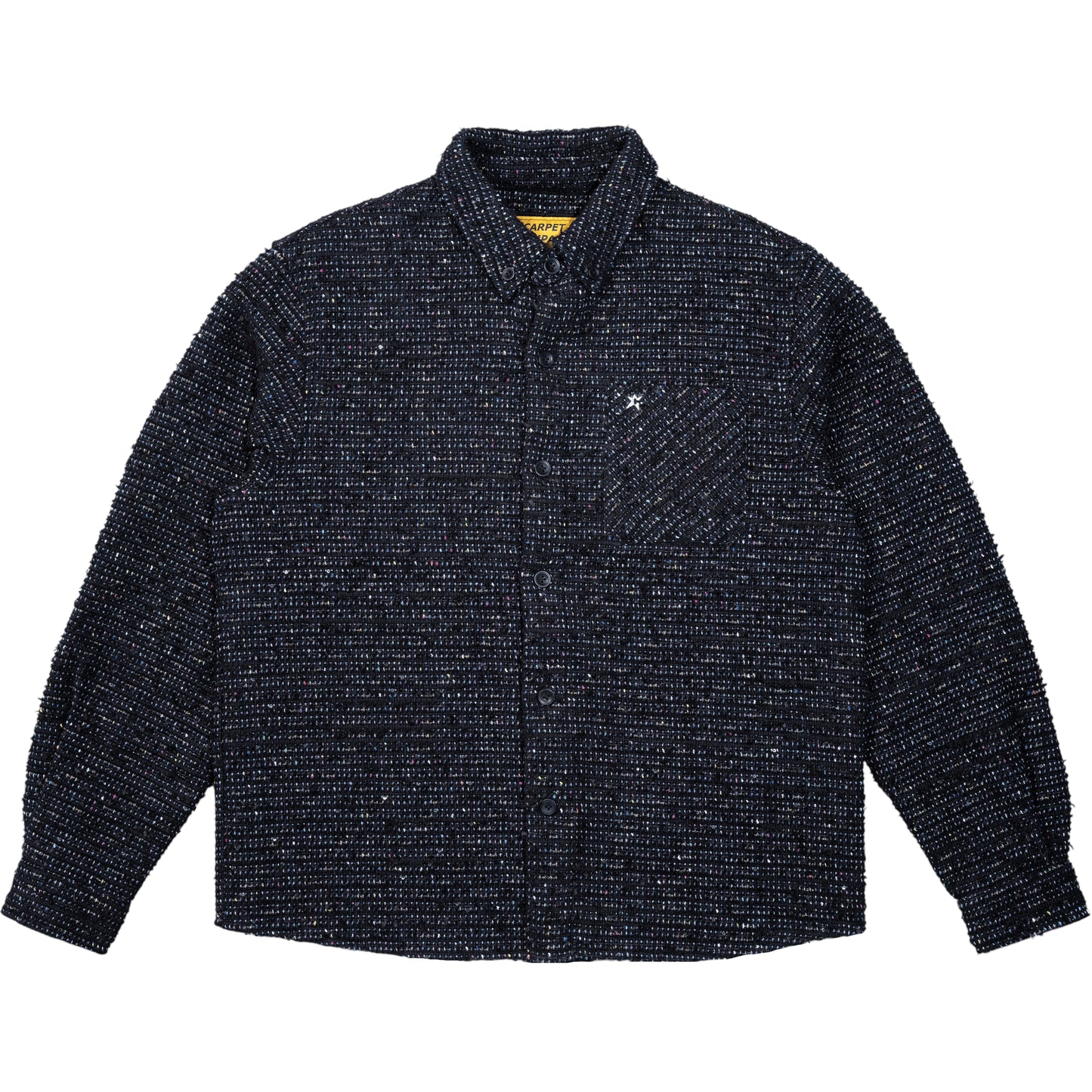 Carpet Co C-Star Basket Weave Button Up Black