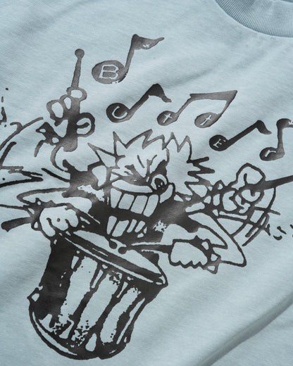 Butter Blaring Tee Grey Blue
