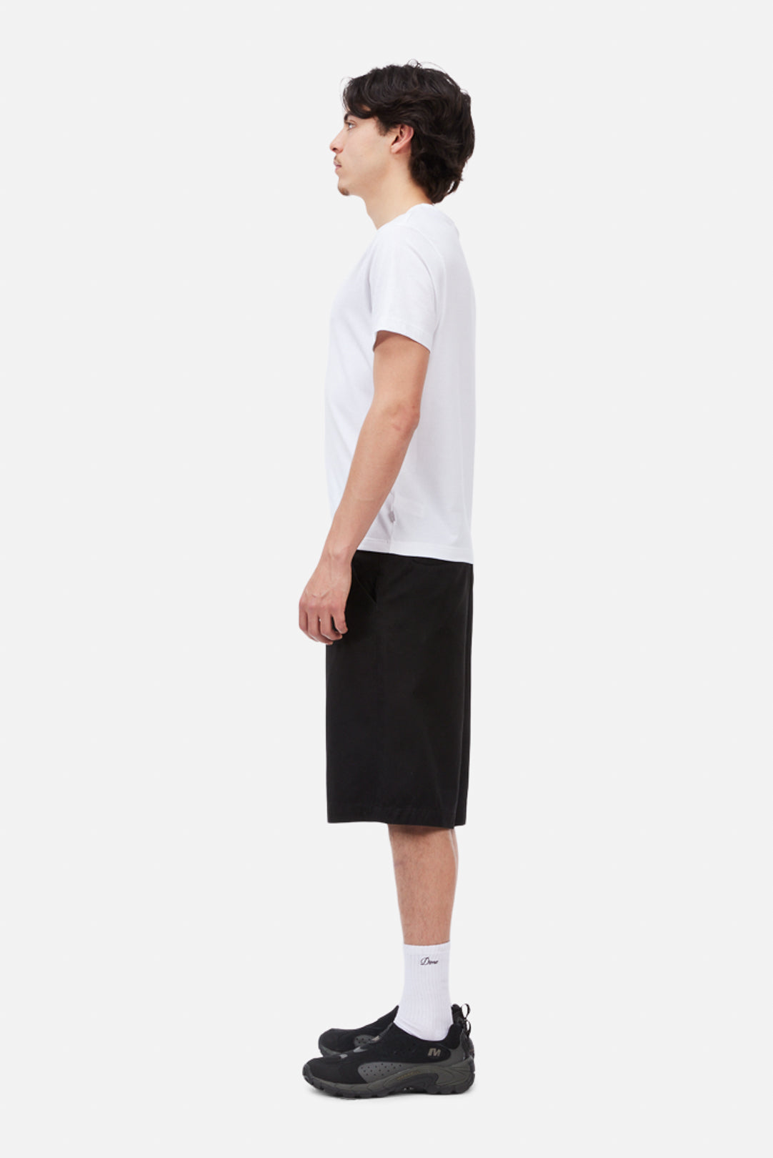 Dime Baggy Chino Shorts: Black