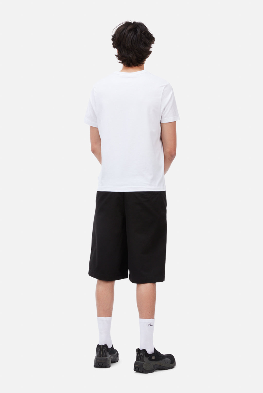 Dime Baggy Chino Shorts: Black