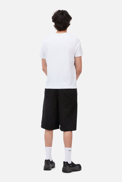 Dime Baggy Chino Shorts: Black