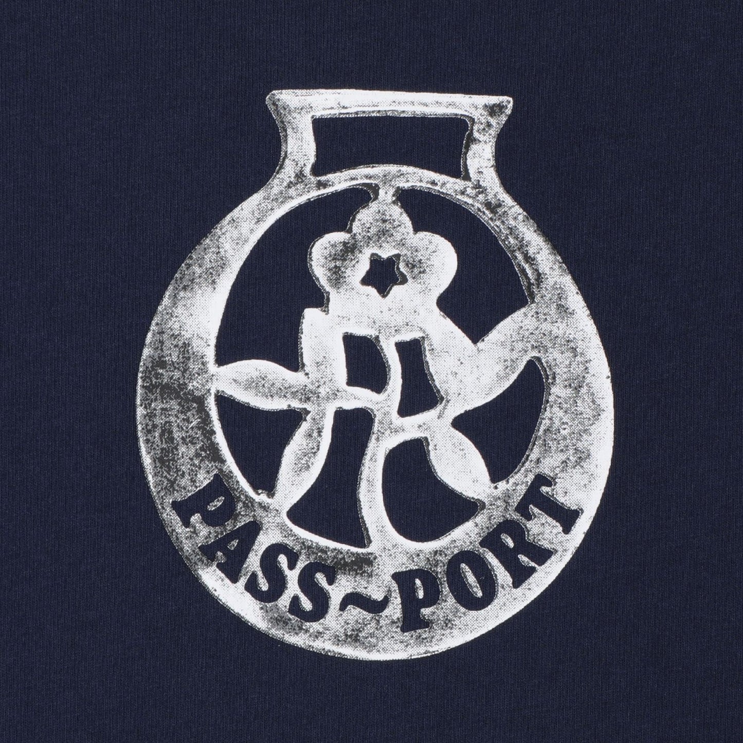 Pass-Port Brass Tee Navy