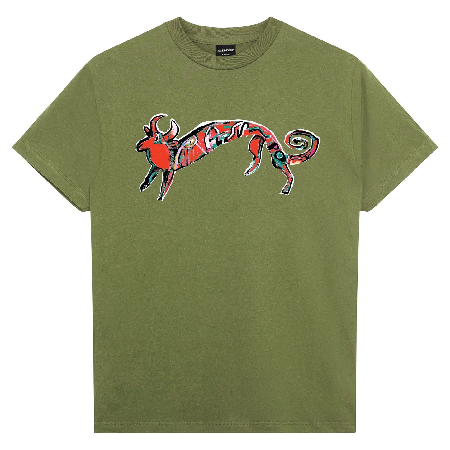 Pass-Port Bull Tee Pistachio