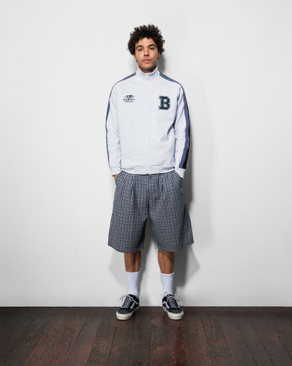 Butter Plaid Shorts Navy