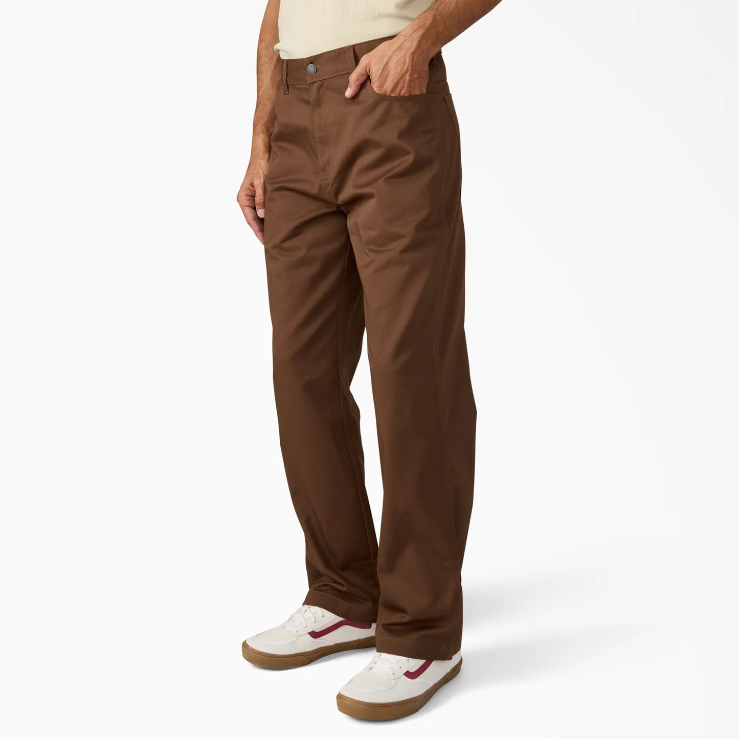 Dickies Union Loose Straight Twill Pant Timber Brown