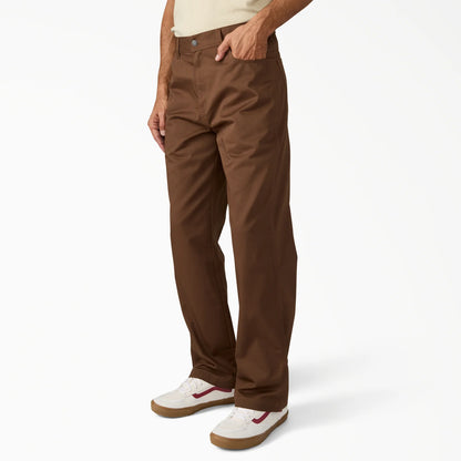 Dickies Union Loose Straight Twill Pant Timber Brown