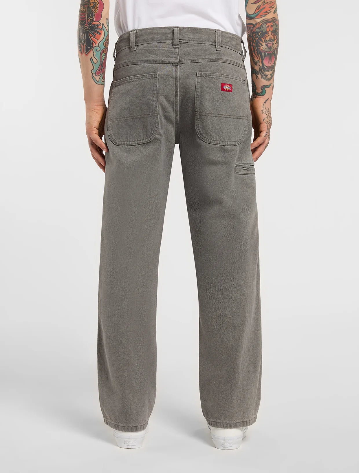 Dickies Loose Straight Double Knee Jean Denim Grey Wash