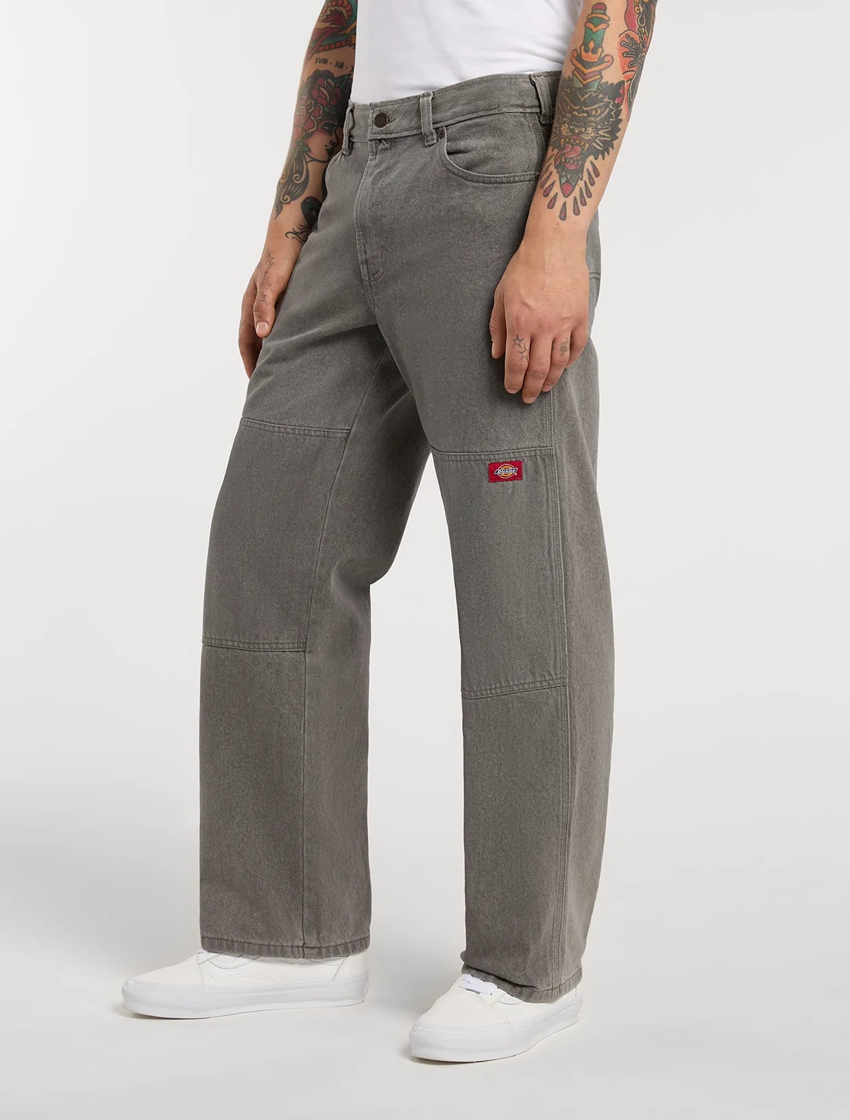 Dickies Loose Straight Double Knee Jean Denim Grey Wash