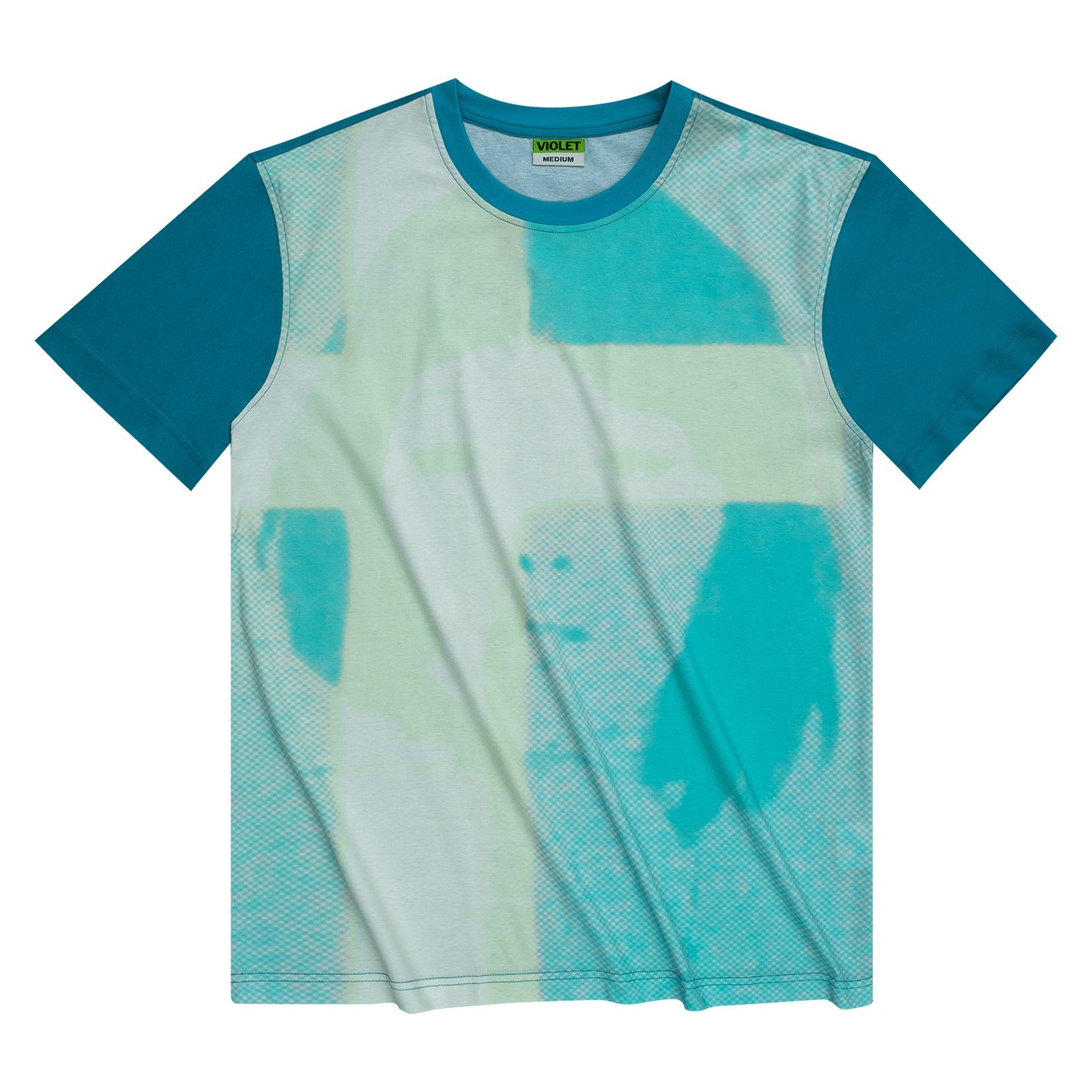 Violet Dead Ringer Tee Persian Green