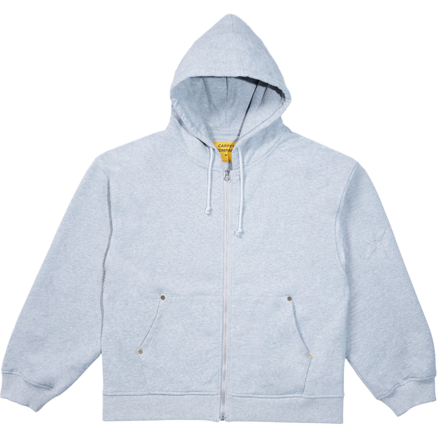 Carpet Co C-Star Embossed Hoodie Grey
