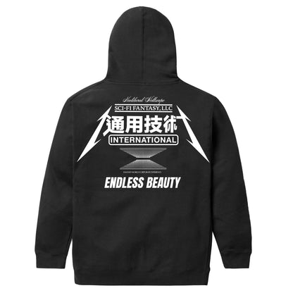 Sci-Fi Fantasy Endless Beauty Pullover Hood Black