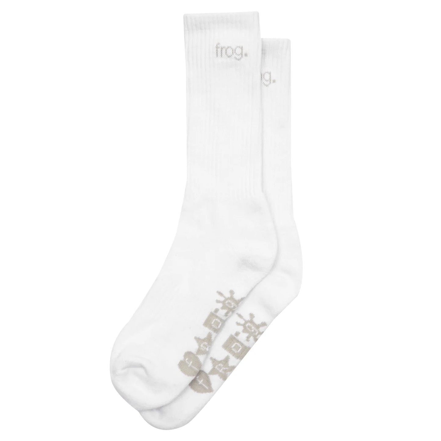 Frog Socks: White