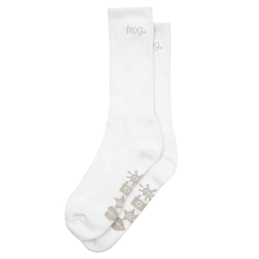 Frog Socks: White