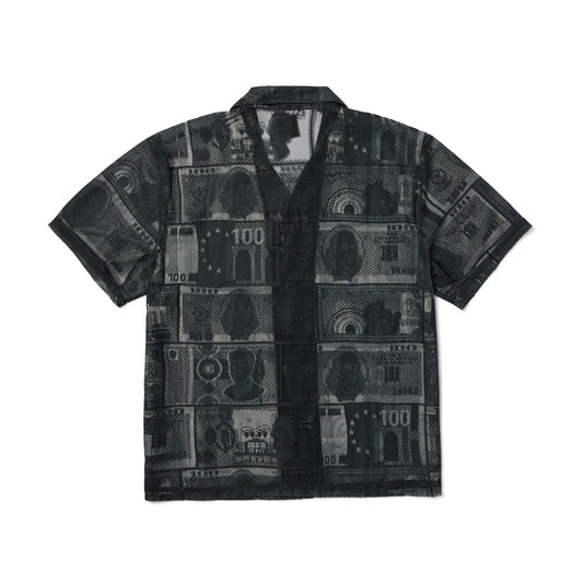 Huf Global Currency S/S Lace Shirt Black