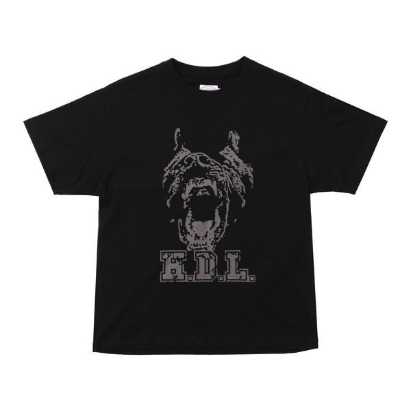 Hoddle H.D.L. Bark Tee Black