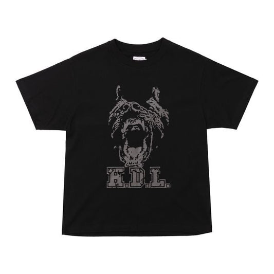 Hoddle H.D.L. Bark Tee Black